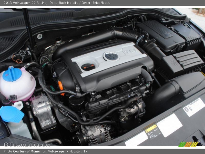 Deep Black Metallic / Desert Beige/Black 2013 Volkswagen CC R-Line