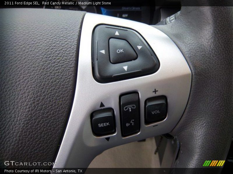 Red Candy Metallic / Medium Light Stone 2011 Ford Edge SEL