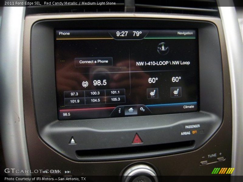 Red Candy Metallic / Medium Light Stone 2011 Ford Edge SEL