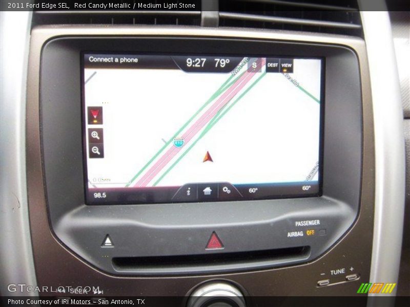 Red Candy Metallic / Medium Light Stone 2011 Ford Edge SEL
