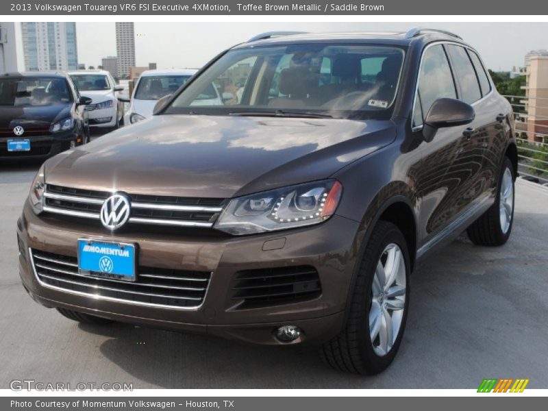 Toffee Brown Metallic / Saddle Brown 2013 Volkswagen Touareg VR6 FSI Executive 4XMotion