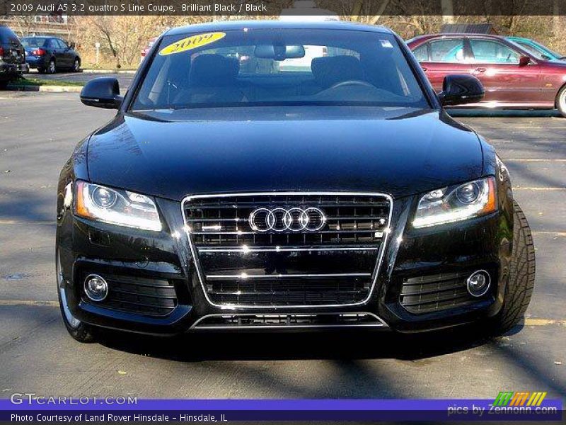 Brilliant Black / Black 2009 Audi A5 3.2 quattro S Line Coupe