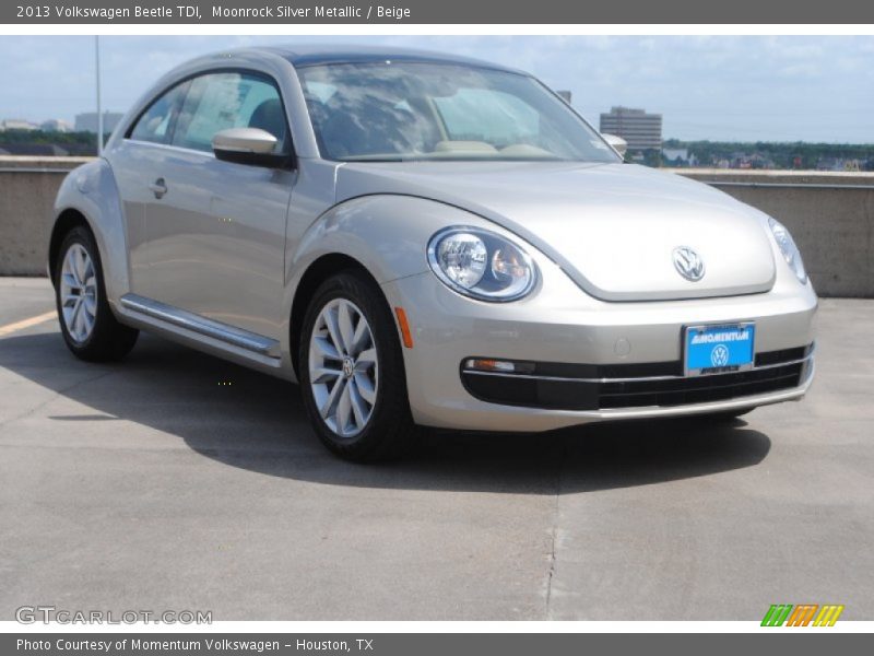 Moonrock Silver Metallic / Beige 2013 Volkswagen Beetle TDI