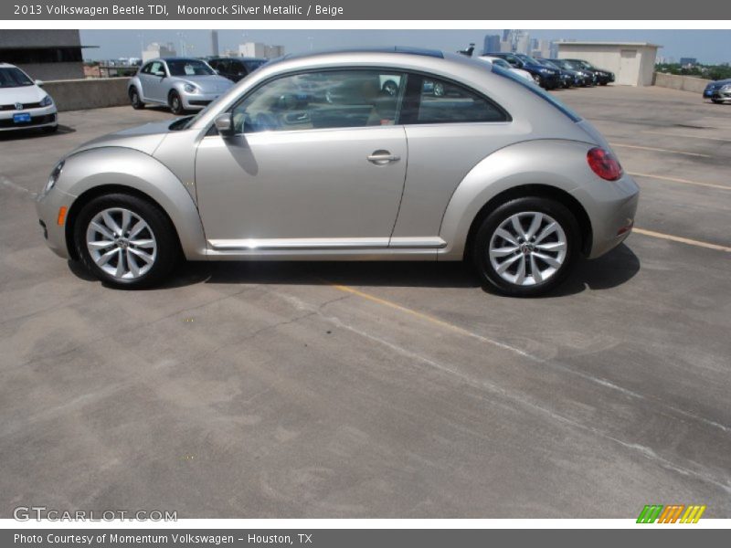 Moonrock Silver Metallic / Beige 2013 Volkswagen Beetle TDI