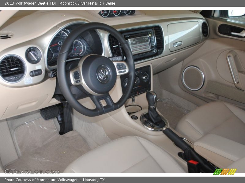 Moonrock Silver Metallic / Beige 2013 Volkswagen Beetle TDI