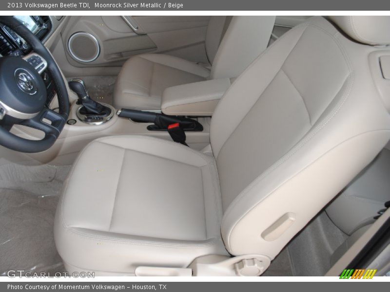 Moonrock Silver Metallic / Beige 2013 Volkswagen Beetle TDI