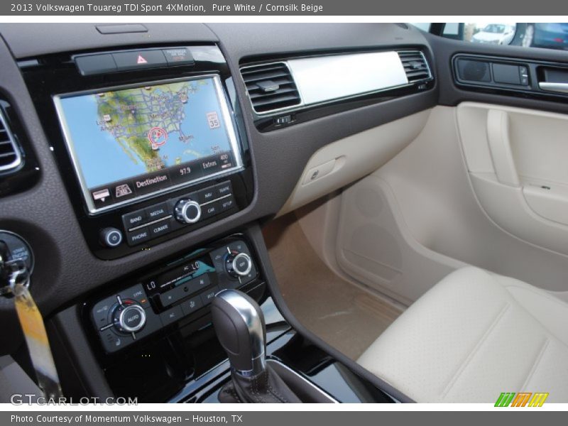 Pure White / Cornsilk Beige 2013 Volkswagen Touareg TDI Sport 4XMotion