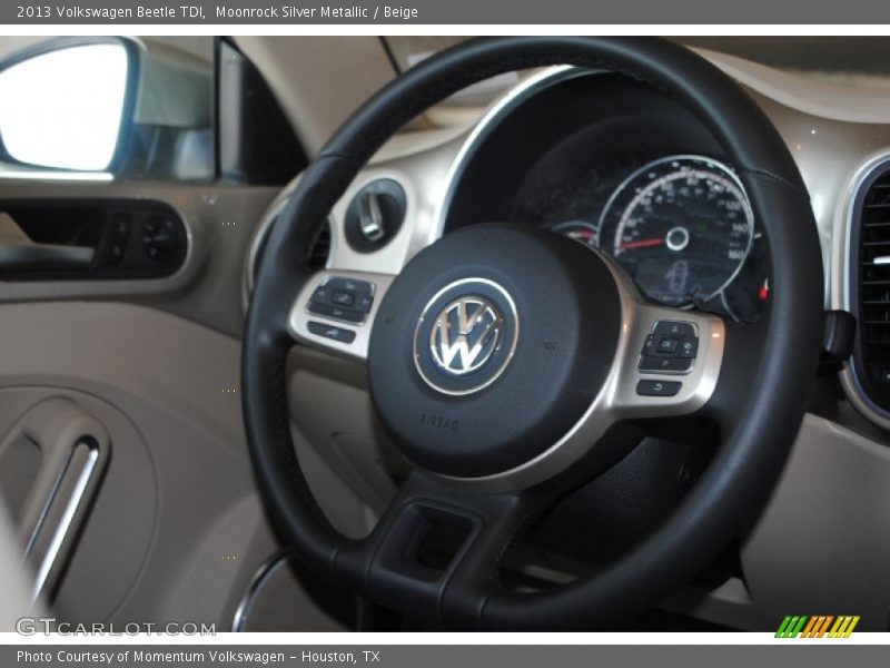 Moonrock Silver Metallic / Beige 2013 Volkswagen Beetle TDI