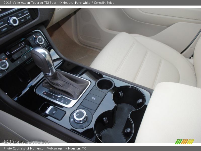 Pure White / Cornsilk Beige 2013 Volkswagen Touareg TDI Sport 4XMotion