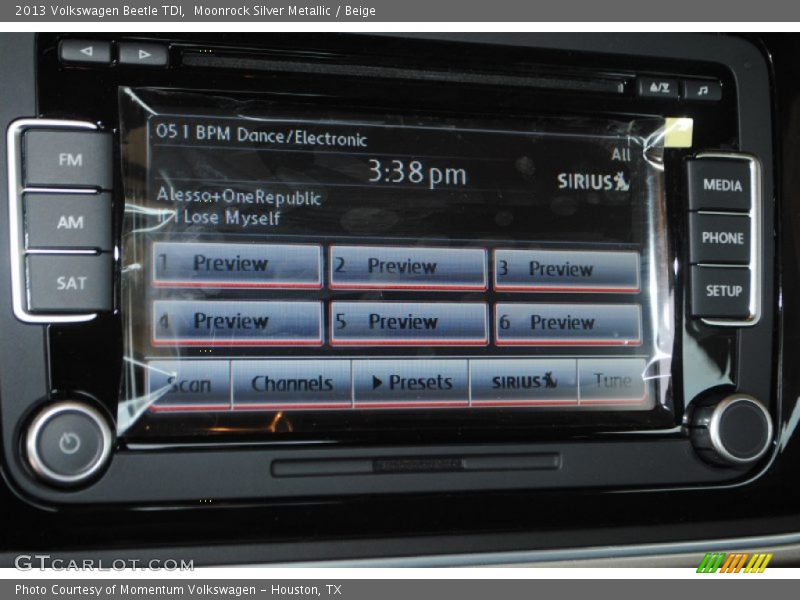 Moonrock Silver Metallic / Beige 2013 Volkswagen Beetle TDI