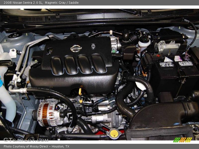 Magnetic Gray / Saddle 2008 Nissan Sentra 2.0 SL