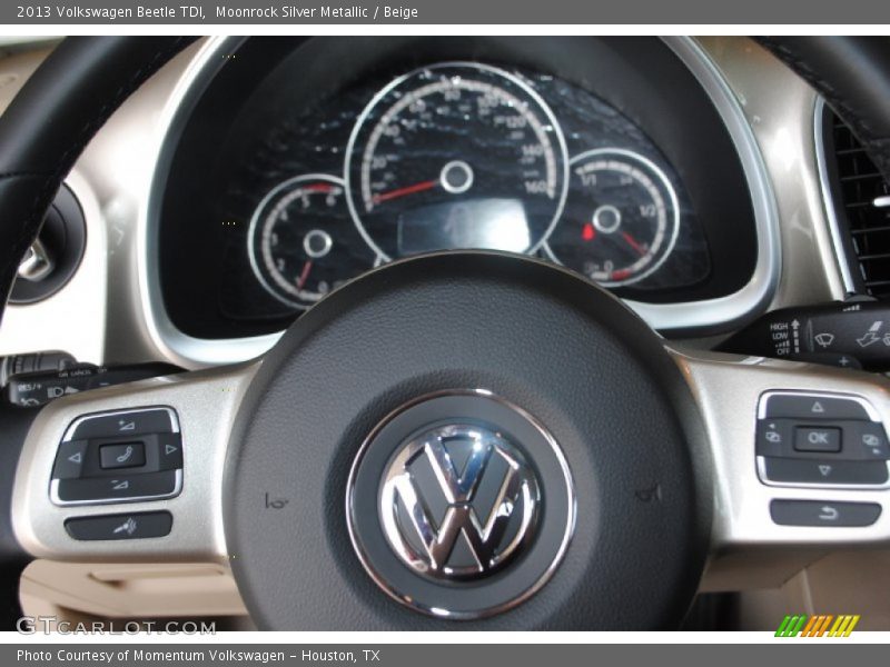 Moonrock Silver Metallic / Beige 2013 Volkswagen Beetle TDI