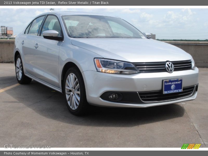 Reflex Silver Metallic / Titan Black 2013 Volkswagen Jetta TDI Sedan