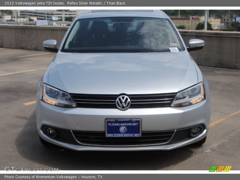 Reflex Silver Metallic / Titan Black 2013 Volkswagen Jetta TDI Sedan