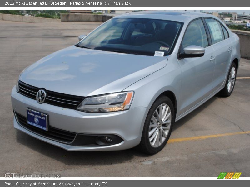 Reflex Silver Metallic / Titan Black 2013 Volkswagen Jetta TDI Sedan
