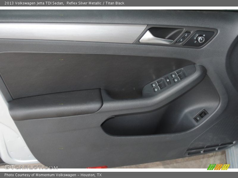 Reflex Silver Metallic / Titan Black 2013 Volkswagen Jetta TDI Sedan