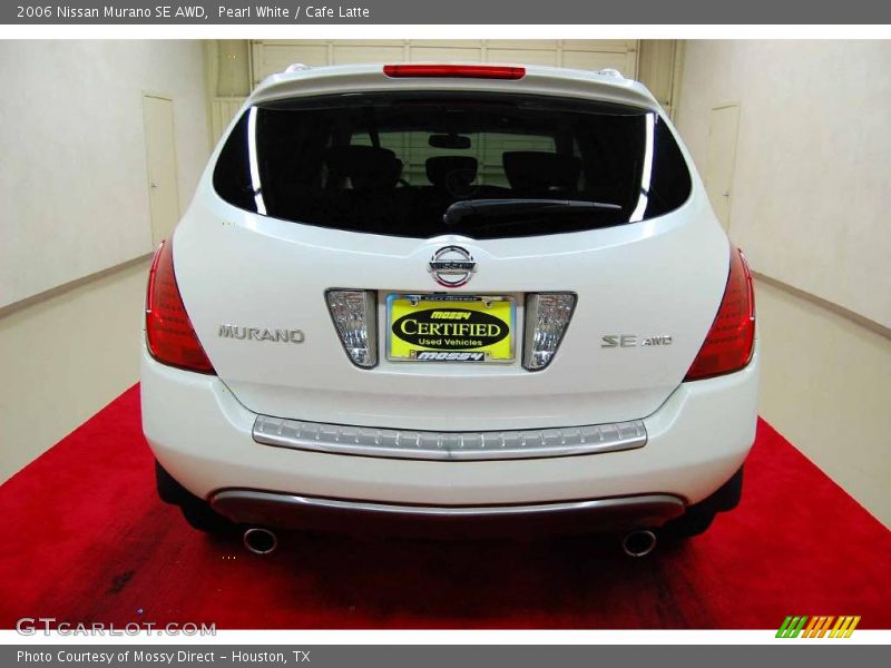 Pearl White / Cafe Latte 2006 Nissan Murano SE AWD