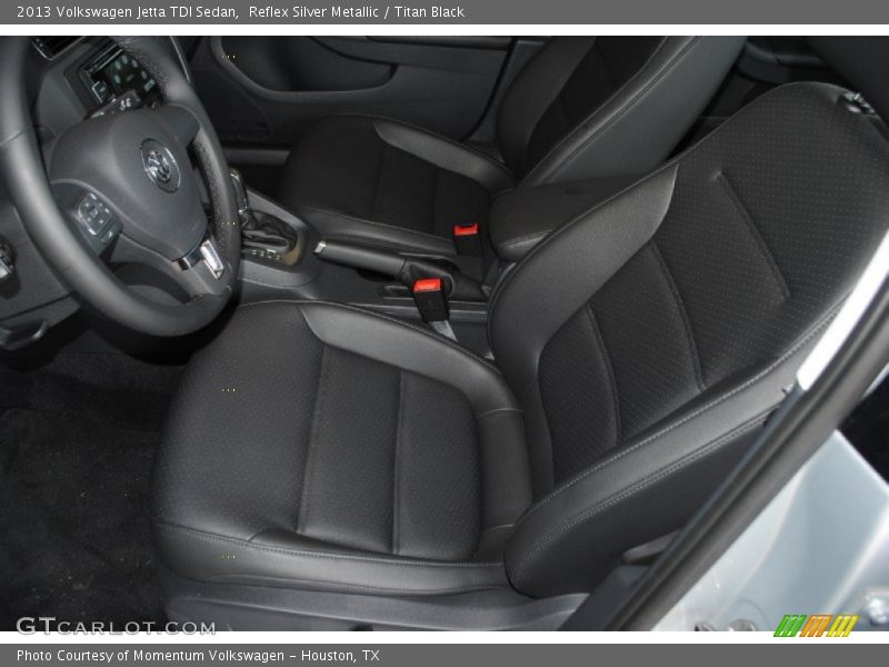 Reflex Silver Metallic / Titan Black 2013 Volkswagen Jetta TDI Sedan