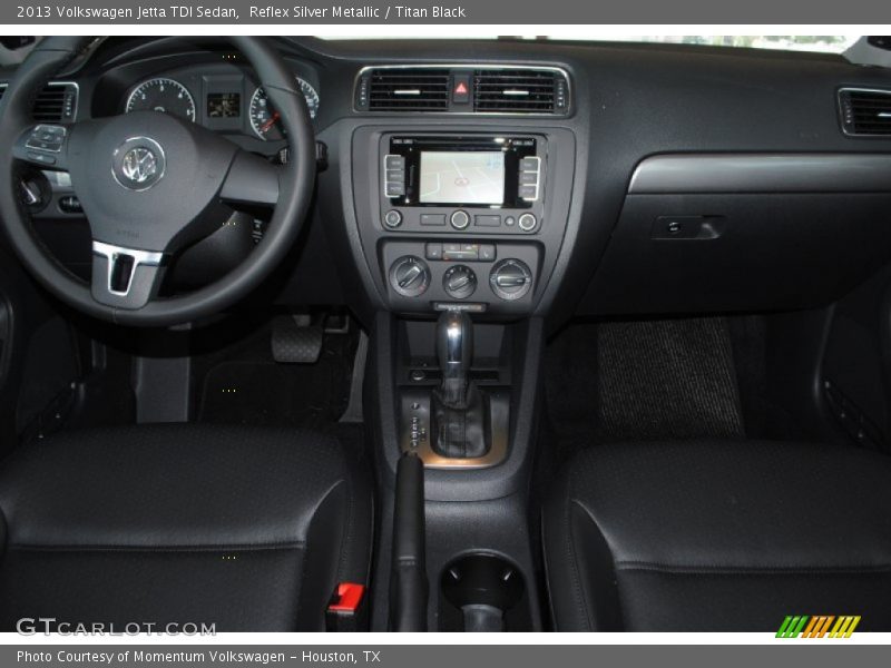 Reflex Silver Metallic / Titan Black 2013 Volkswagen Jetta TDI Sedan