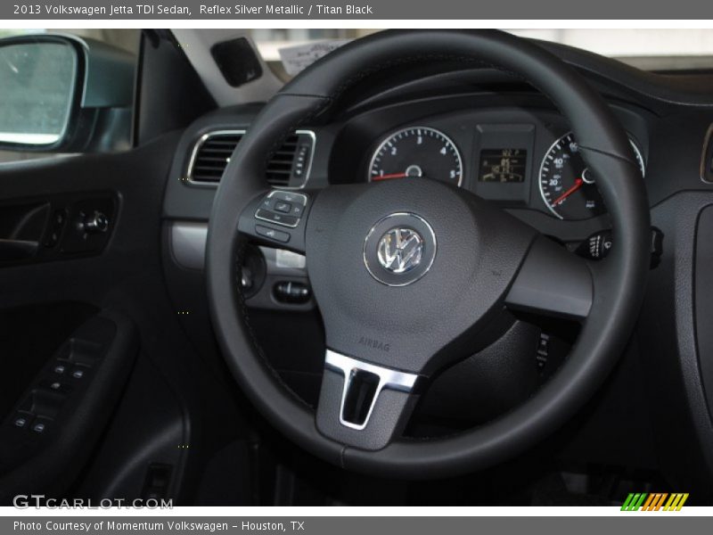 Reflex Silver Metallic / Titan Black 2013 Volkswagen Jetta TDI Sedan