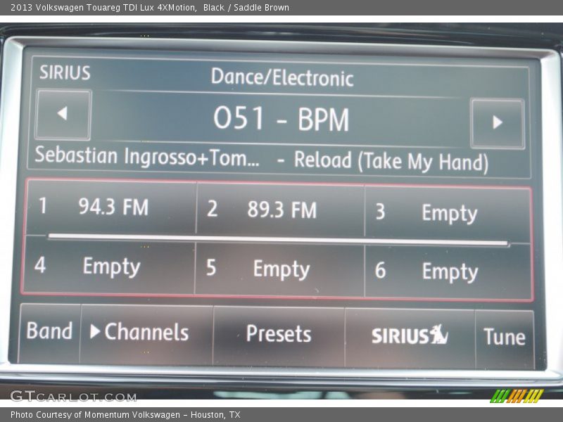 Black / Saddle Brown 2013 Volkswagen Touareg TDI Lux 4XMotion