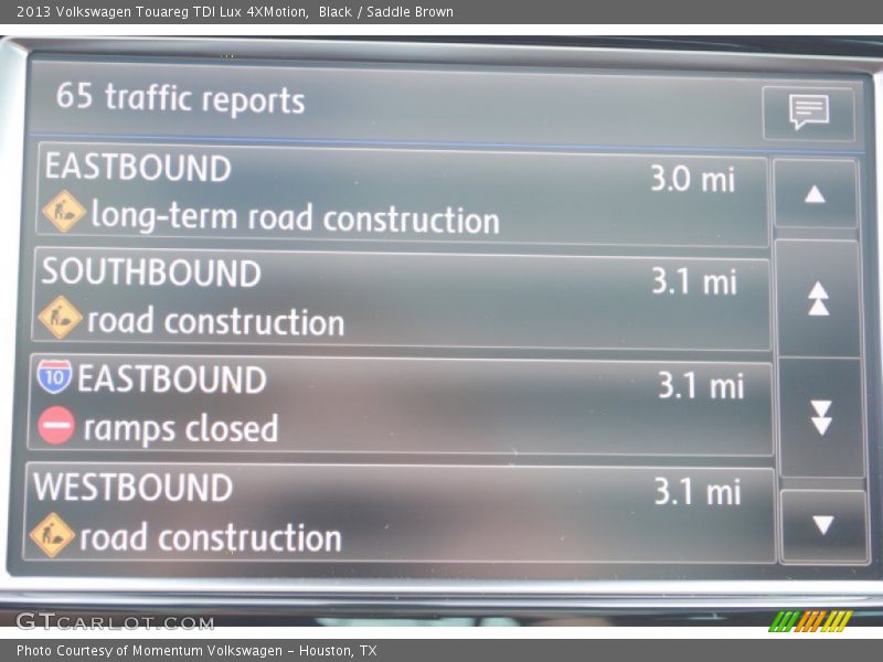 Black / Saddle Brown 2013 Volkswagen Touareg TDI Lux 4XMotion