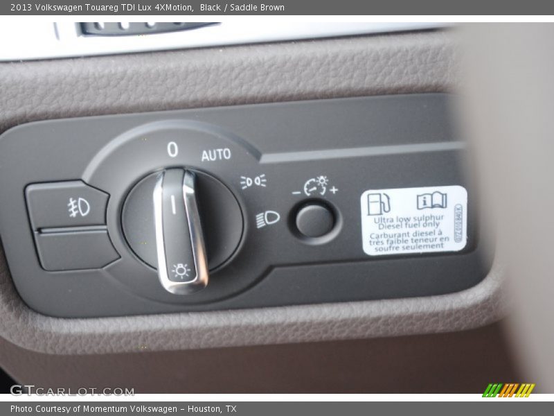 Black / Saddle Brown 2013 Volkswagen Touareg TDI Lux 4XMotion