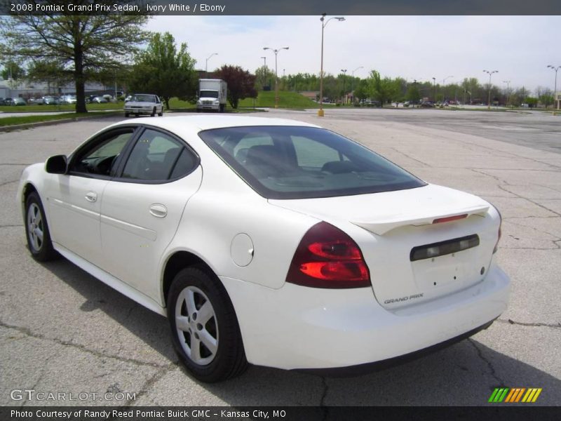 Ivory White / Ebony 2008 Pontiac Grand Prix Sedan