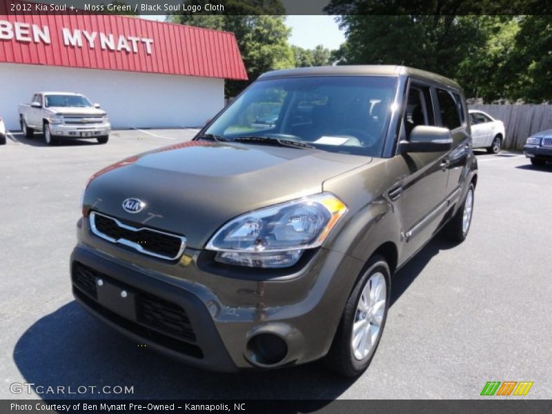 Moss Green / Black Soul Logo Cloth 2012 Kia Soul +