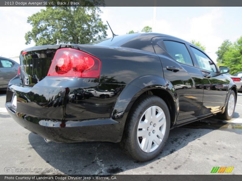 Black / Black 2013 Dodge Avenger SE V6