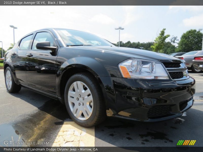 Black / Black 2013 Dodge Avenger SE V6