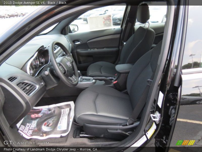 Black / Black 2013 Dodge Avenger SE V6