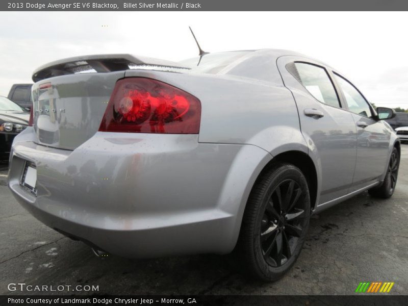 Billet Silver Metallic / Black 2013 Dodge Avenger SE V6 Blacktop