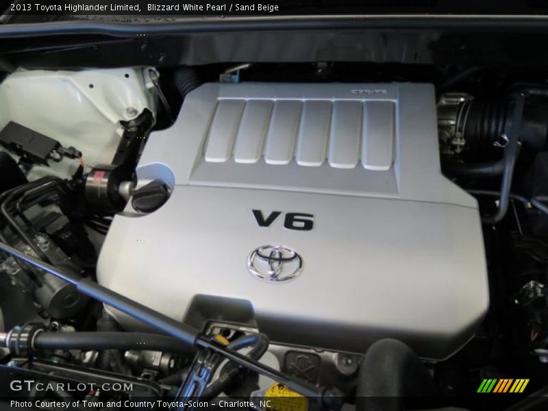 Blizzard White Pearl / Sand Beige 2013 Toyota Highlander Limited