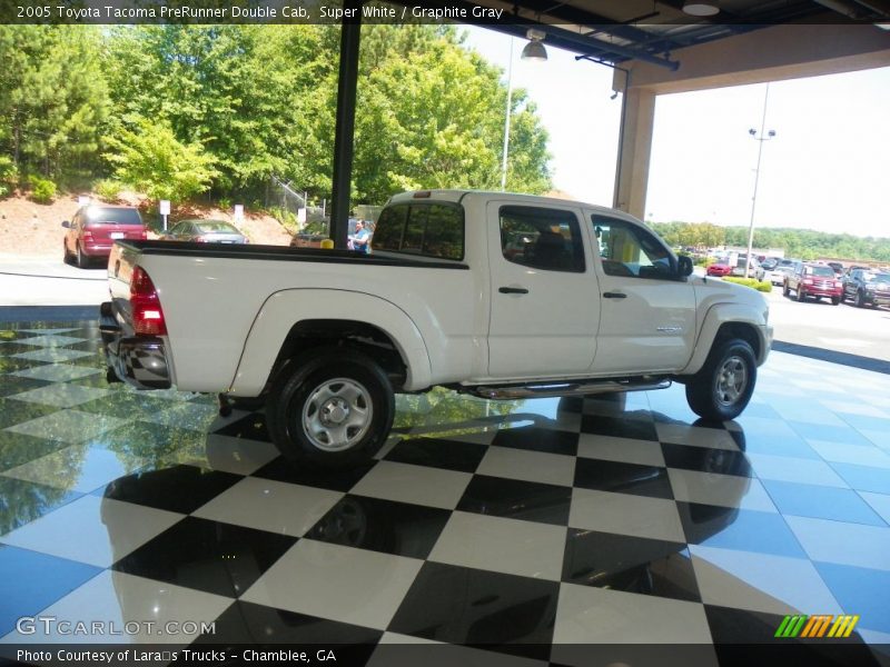 Super White / Graphite Gray 2005 Toyota Tacoma PreRunner Double Cab