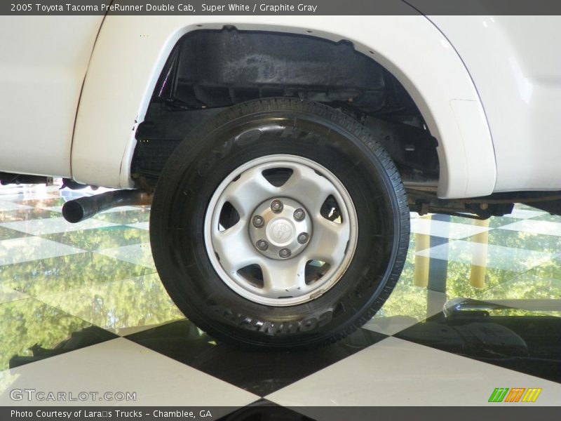 Super White / Graphite Gray 2005 Toyota Tacoma PreRunner Double Cab