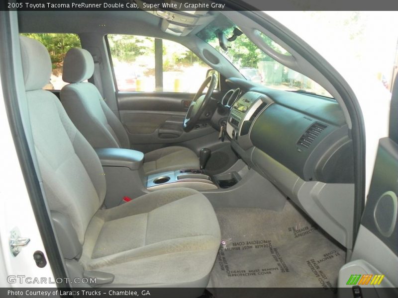 Super White / Graphite Gray 2005 Toyota Tacoma PreRunner Double Cab