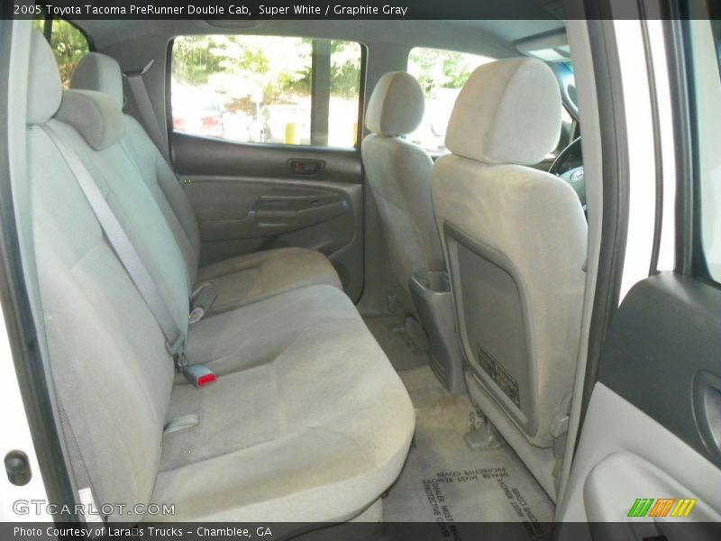 Super White / Graphite Gray 2005 Toyota Tacoma PreRunner Double Cab
