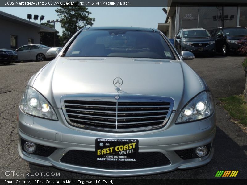 Iridium Silver Metallic / Black 2009 Mercedes-Benz S 63 AMG Sedan