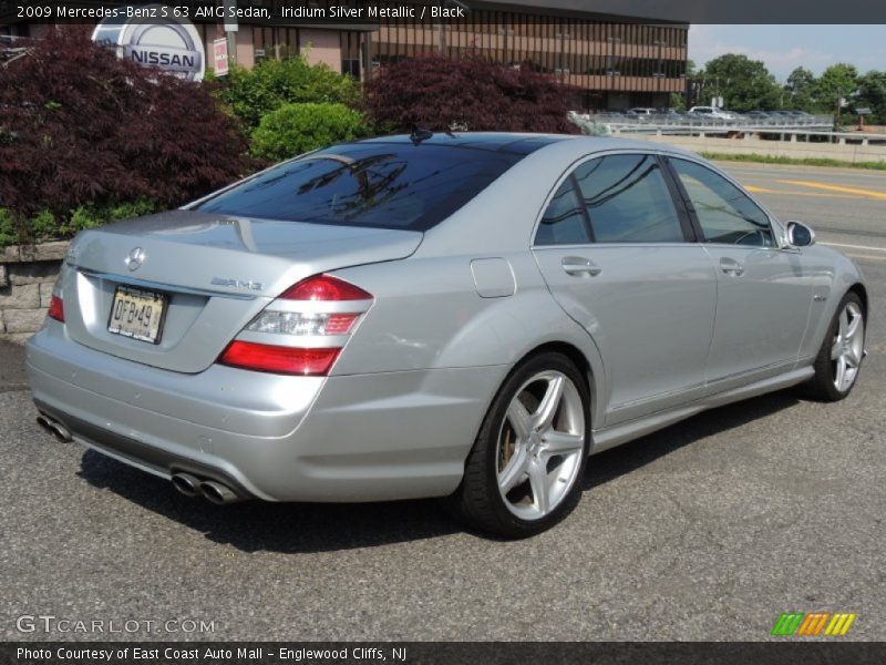 Iridium Silver Metallic / Black 2009 Mercedes-Benz S 63 AMG Sedan