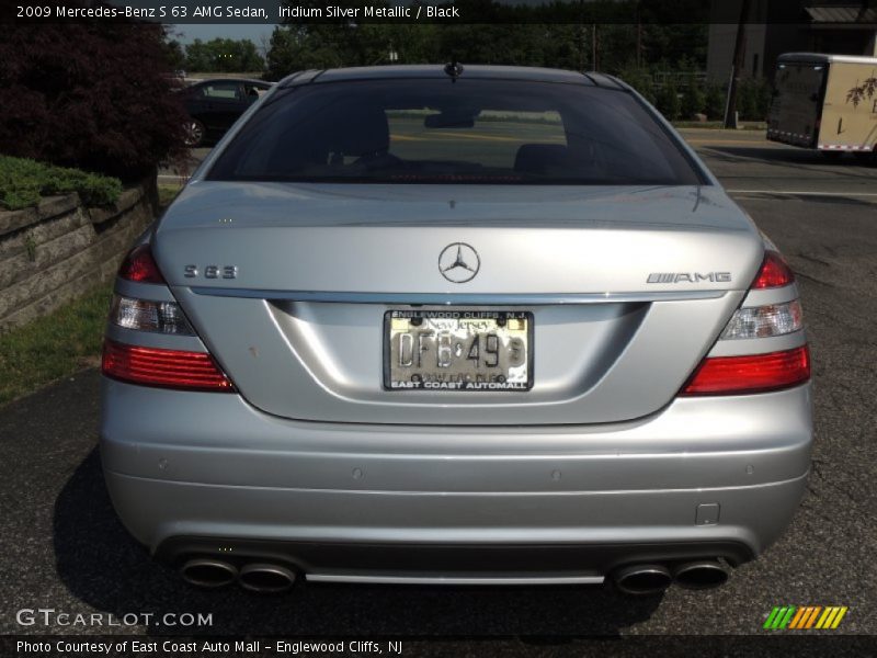 Iridium Silver Metallic / Black 2009 Mercedes-Benz S 63 AMG Sedan