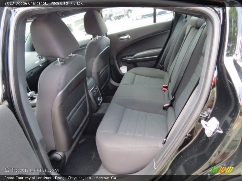 Pitch Black / Black 2013 Dodge Charger SE