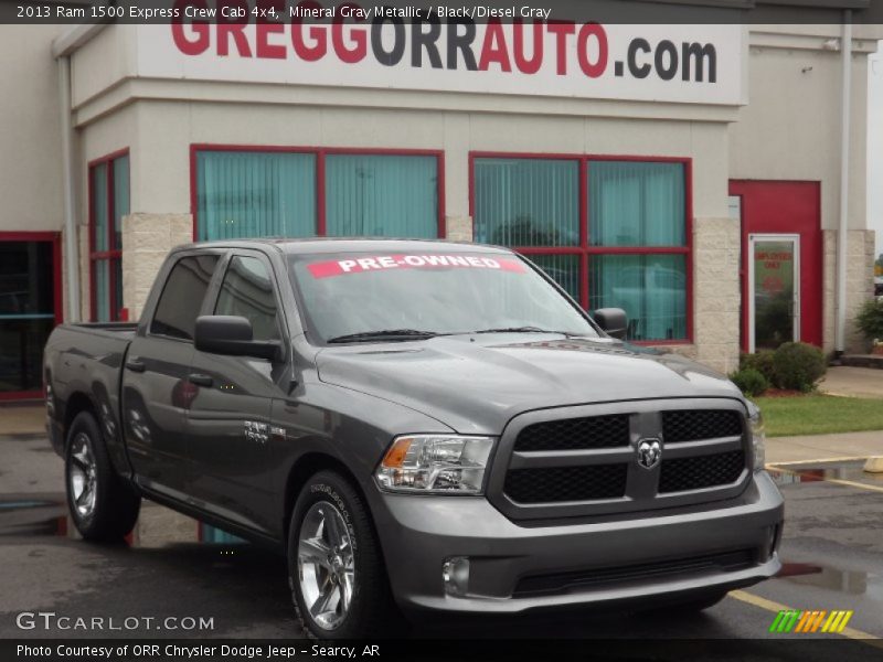 Mineral Gray Metallic / Black/Diesel Gray 2013 Ram 1500 Express Crew Cab 4x4