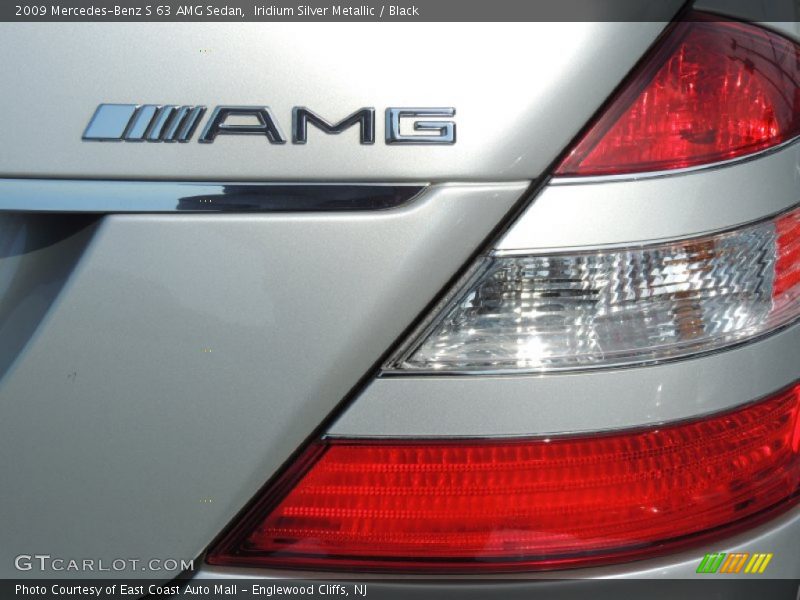Iridium Silver Metallic / Black 2009 Mercedes-Benz S 63 AMG Sedan