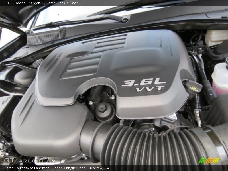 Pitch Black / Black 2013 Dodge Charger SE