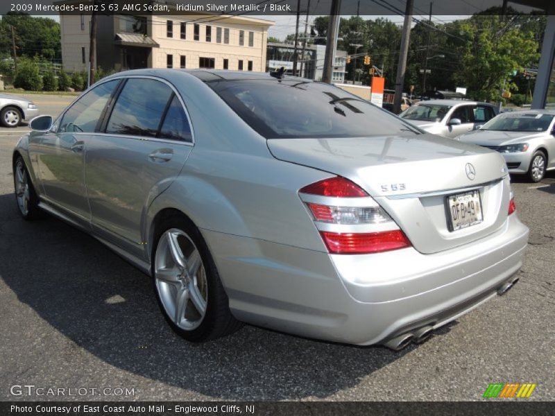 Iridium Silver Metallic / Black 2009 Mercedes-Benz S 63 AMG Sedan