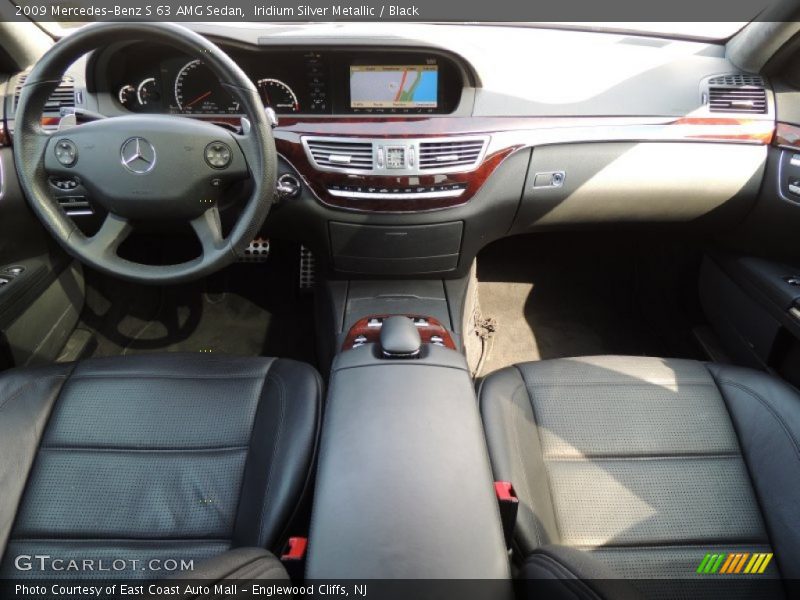 Iridium Silver Metallic / Black 2009 Mercedes-Benz S 63 AMG Sedan