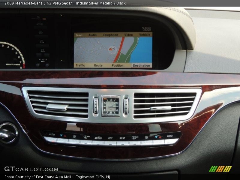 Iridium Silver Metallic / Black 2009 Mercedes-Benz S 63 AMG Sedan