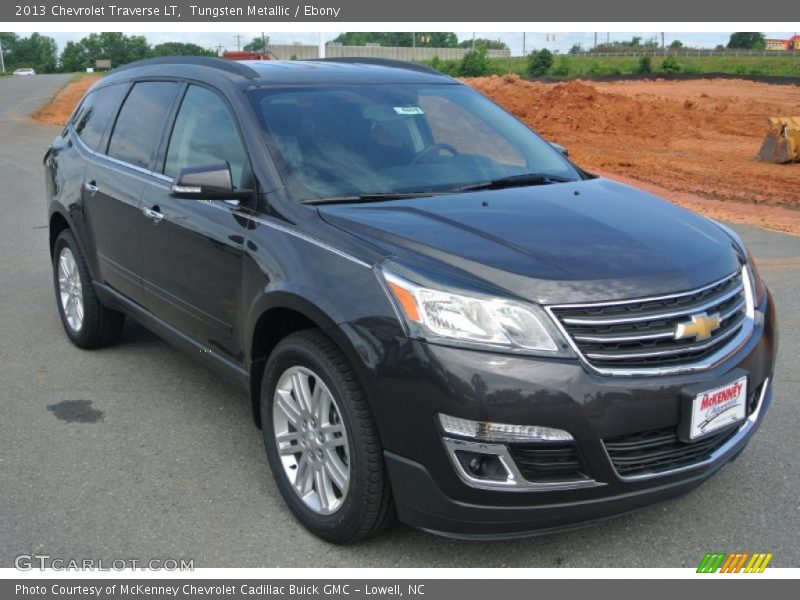 Tungsten Metallic / Ebony 2013 Chevrolet Traverse LT