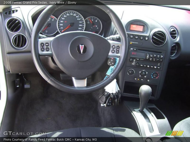 Ivory White / Ebony 2008 Pontiac Grand Prix Sedan